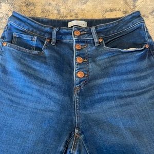 LOFT curvy high waist skinny jeans